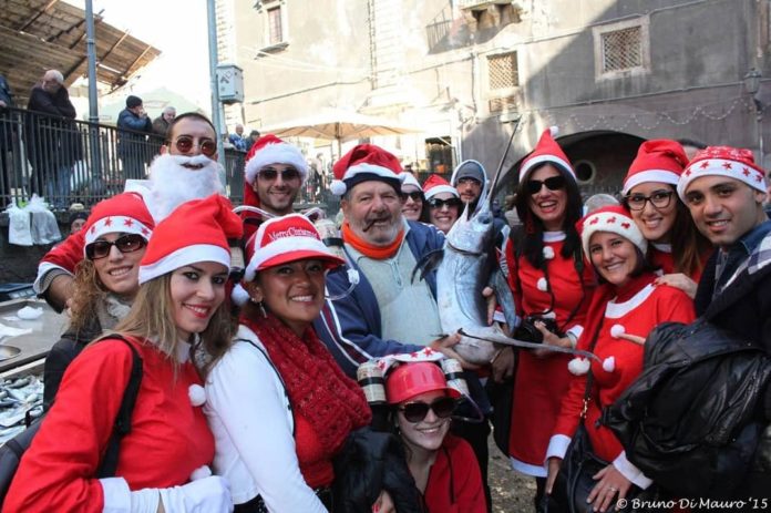 Santa Claus parade. Catania Social