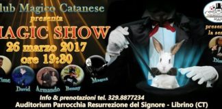 locandina magic show club magico catanese