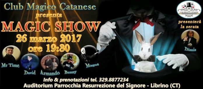 locandina magic show club magico catanese