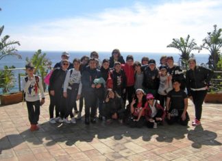 studenti scuola Calvino a Isola Bella