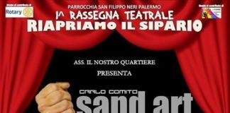 Comito Sand Art al San Filippo Neri di Palermo
