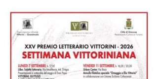XXV Premio Letterario Nazionale Elio Vittorini e VII Premio per l’Editoria Indipendente Arnaldo Lombardi
