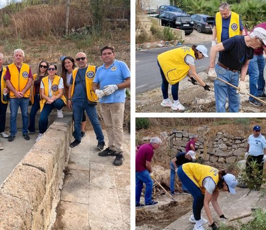 Niscemi (CL): volontari del distretto Lions 108Yb Sicilia e ambientalisti ripuliscono bevaio Costafredda