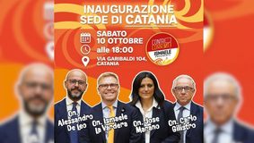 La deputata di ControCorrente Marano inaugura la sua segreteria politica a Catania: “Una nuova casa per il dialogo per Catania e provincia”