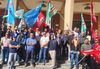 Grandi opere, presidio di FenealUil, Filca Cisl e Fillea Cgil davanti all’assessorato regionale delle Infrastrutture e della Mobilità